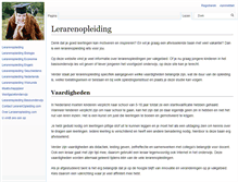 Tablet Screenshot of lerarenopleiding.com